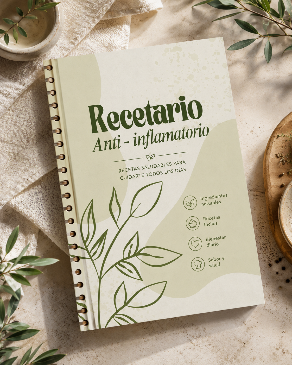 Comé para Sanar: Recetario Anti-inflamatorio
