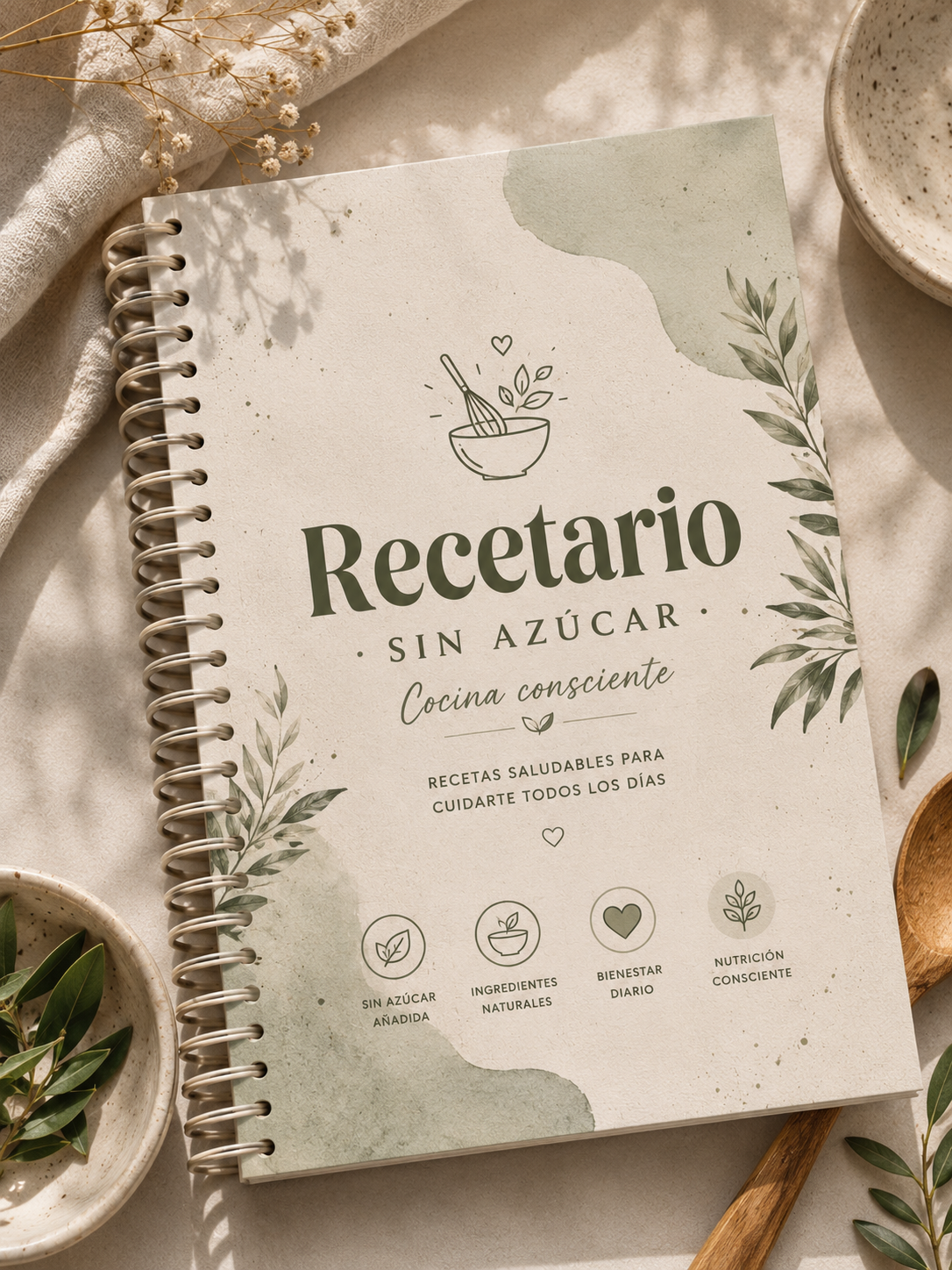 Cocina Consciente: +100 Recetas sin Azúcar aptas para Diabéticos y Control de Peso — Horno, Sartén, Olla o Air Fryer